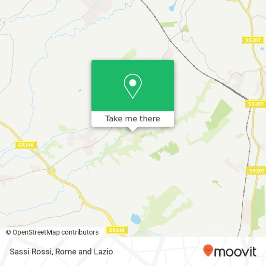 Sassi Rossi map