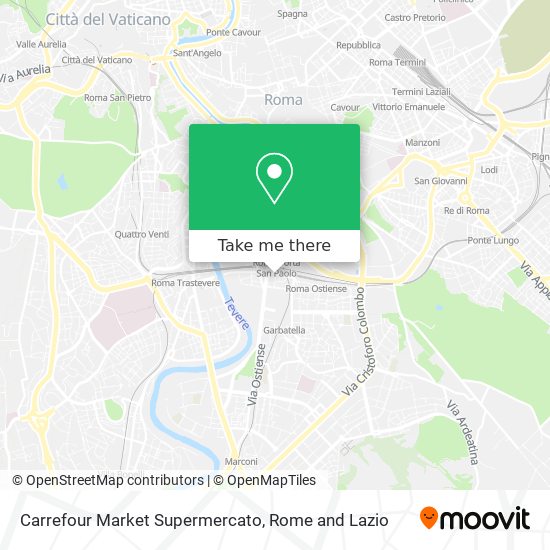 Carrefour Market Supermercato map