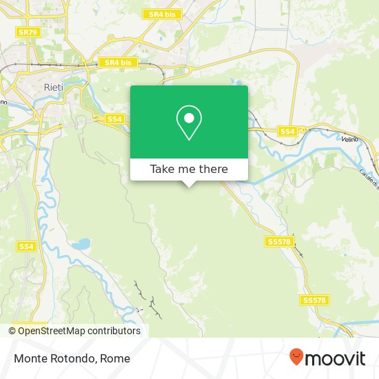 Monte Rotondo map