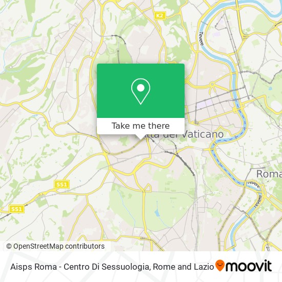 Aisps Roma - Centro Di Sessuologia map