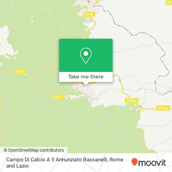 Campo Di Calcio A 5 Annunziato Bassanelli map