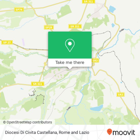 Diocesi Di Civita Castellana map
