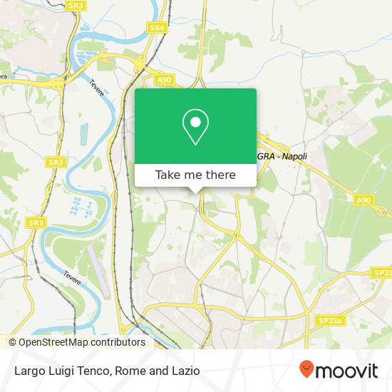 Largo Luigi Tenco map