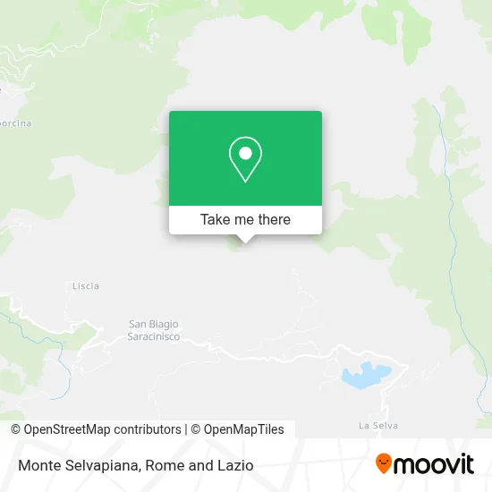 Monte Selvapiana map