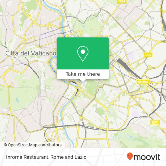 Inroma Restaurant map