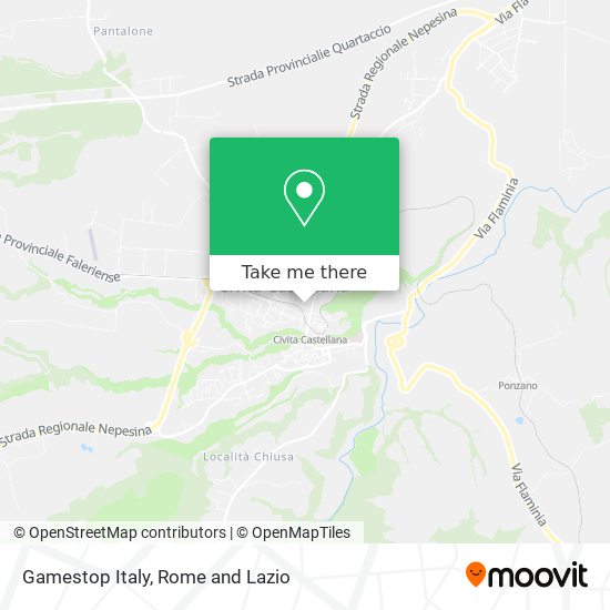 Gamestop Italy map