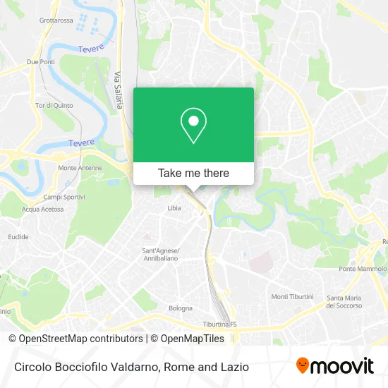 Circolo Bocciofilo Valdarno map
