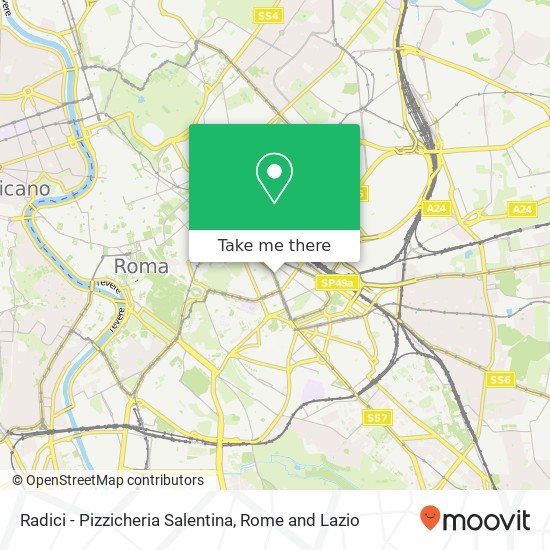 Radici - Pizzicheria Salentina map