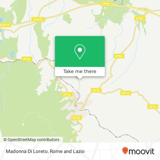 Madonna Di Loreto map