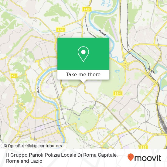 II Gruppo Parioli Polizia Locale Di Roma Capitale map
