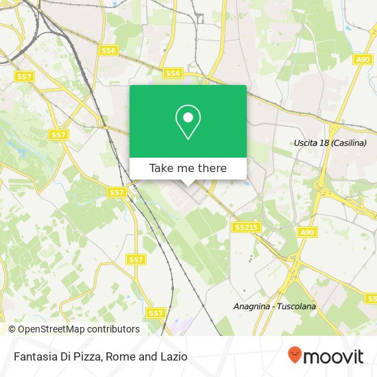 Fantasia Di Pizza map