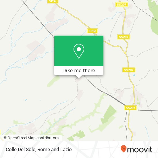Colle Del Sole map