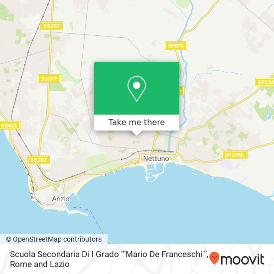 Scuola Secondaria Di I Grado ""Mario De Franceschi"" map