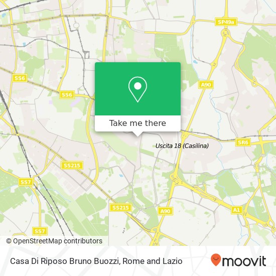 Casa Di Riposo Bruno Buozzi map