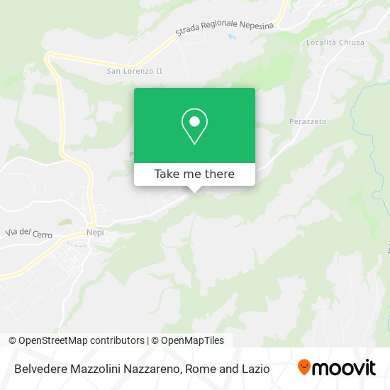 Belvedere Mazzolini Nazzareno map