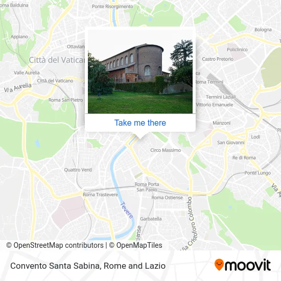 Convent of Saint Sabina map