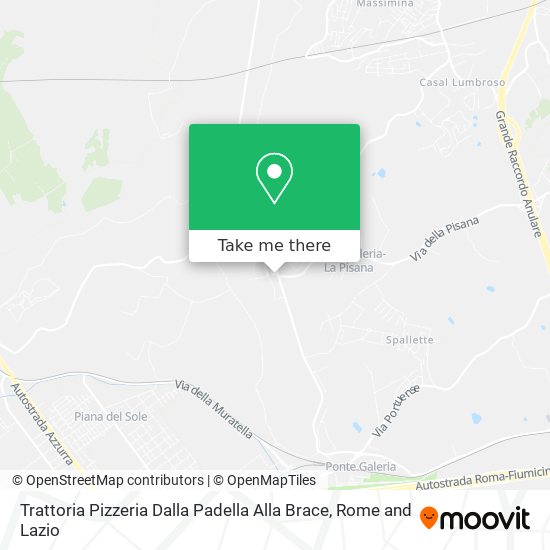 Trattoria Pizzeria Dalla Padella Alla Brace map