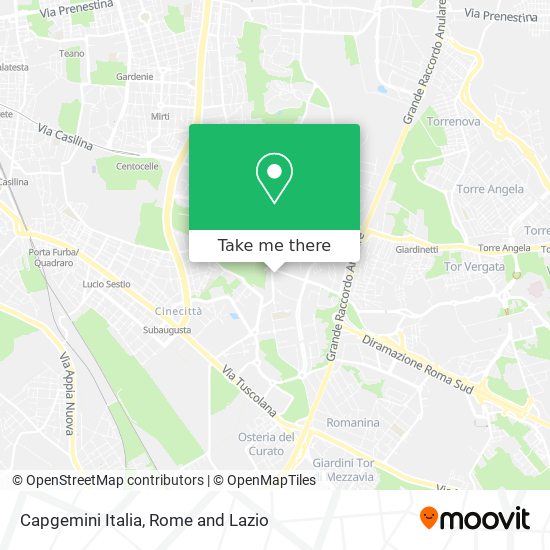 Capgemini Italia map