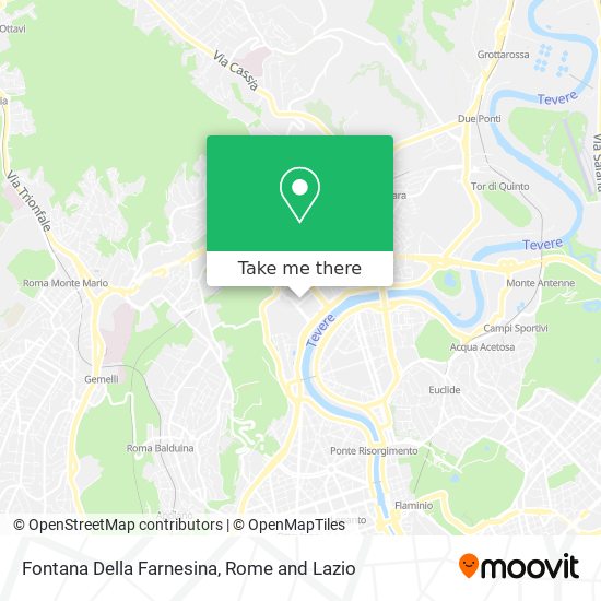 Fontana Della Farnesina map