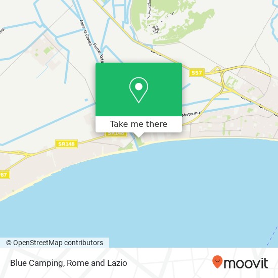 Blue Camping map