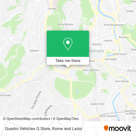 Quadro Vehicles Q Store map