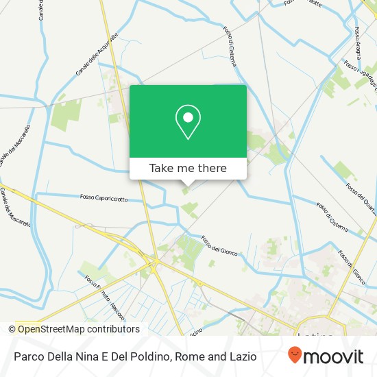Parco Della Nina E Del Poldino map