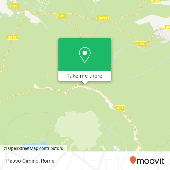 Passo Cimino map