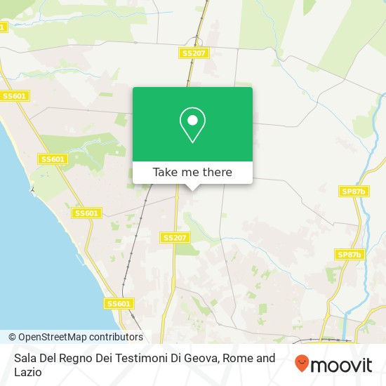 Sala Del Regno Dei Testimoni Di Geova map