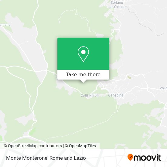 Monte Monterone map