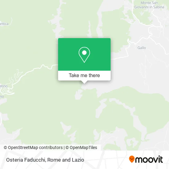 Osteria Faducchi map