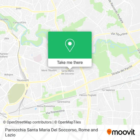 Santa Maria of Succor Parish map