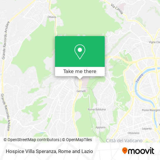 Hospice Villa Speranza map
