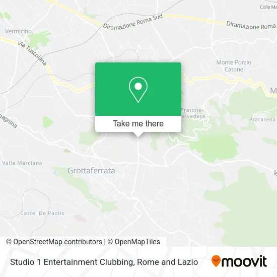 Studio 1 Entertainment Clubbing map