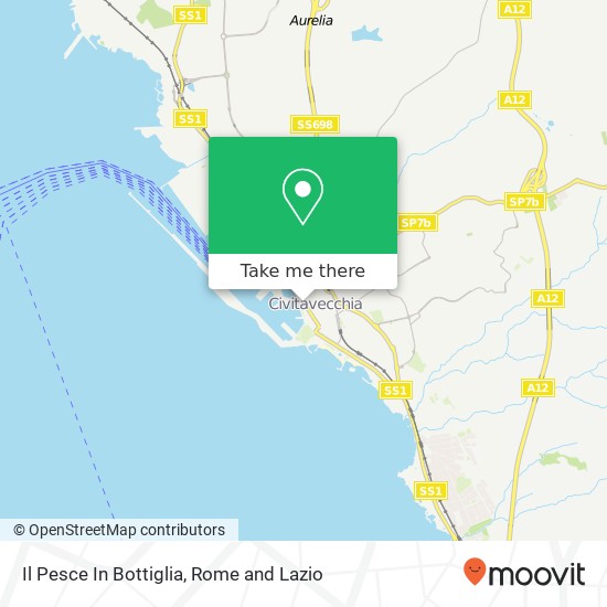 Il Pesce In Bottiglia map