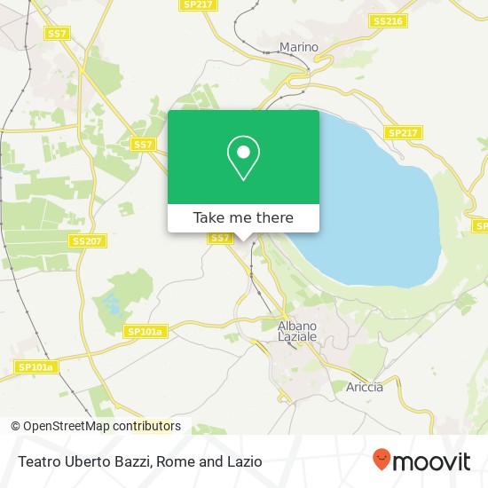 Teatro Uberto Bazzi map