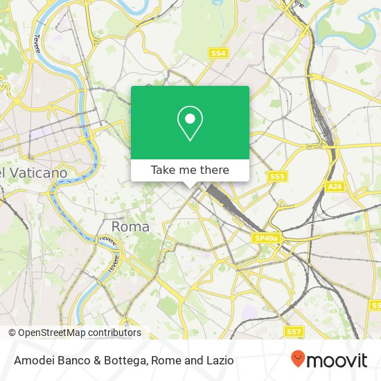 Amodei Banco & Bottega map