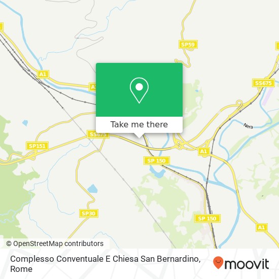 Complesso Conventuale E Chiesa San Bernardino map