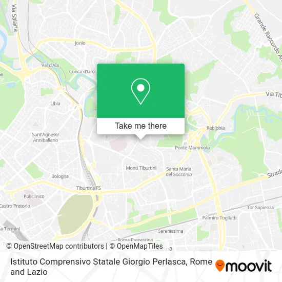 Giorgio Perlasca State Comprehensive Institute map