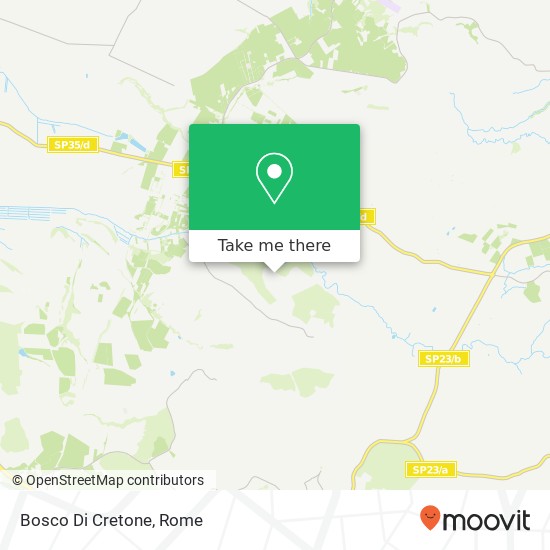 Bosco Di Cretone map