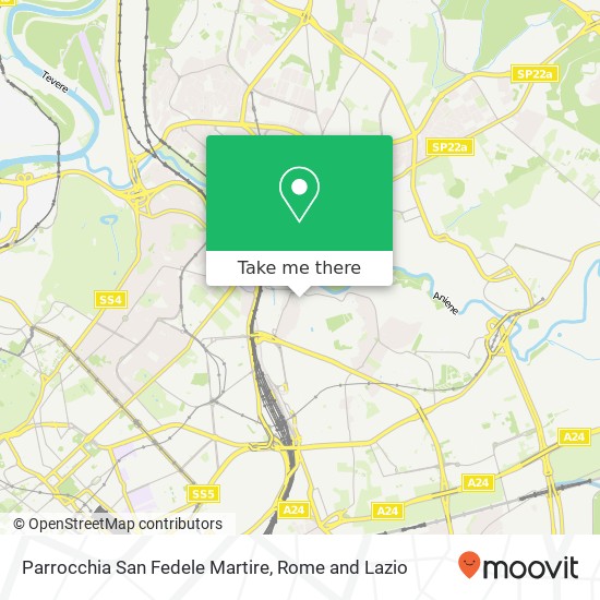 Parrocchia San Fedele Martire map