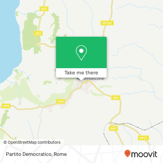 Partito Democratico map