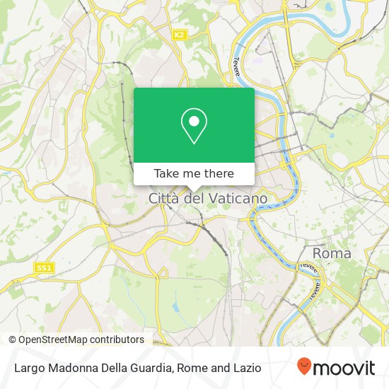 Largo Madonna Della Guardia map