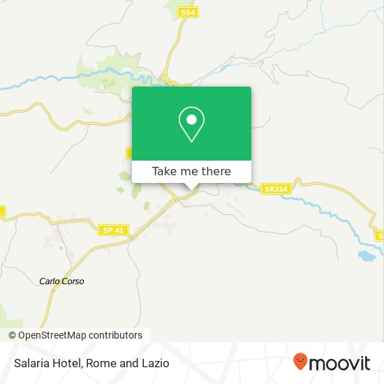 Salaria Hotel map