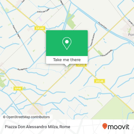 Piazza Don Alessandro Milza map