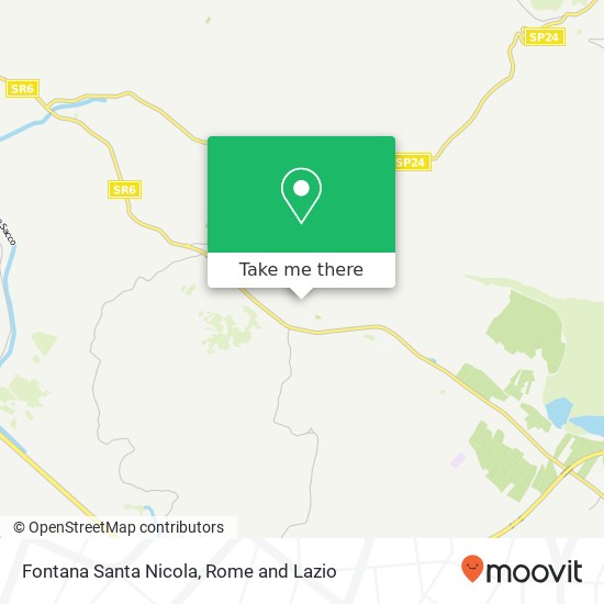 Fontana Santa Nicola map