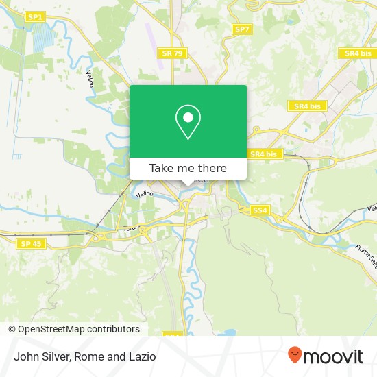 John Silver map