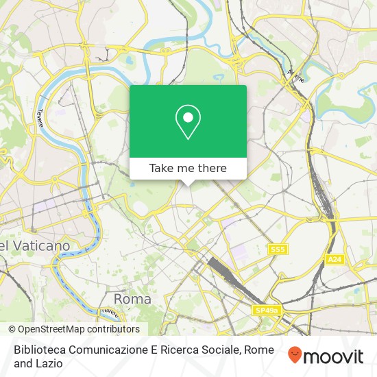 Biblioteca Comunicazione E Ricerca Sociale map