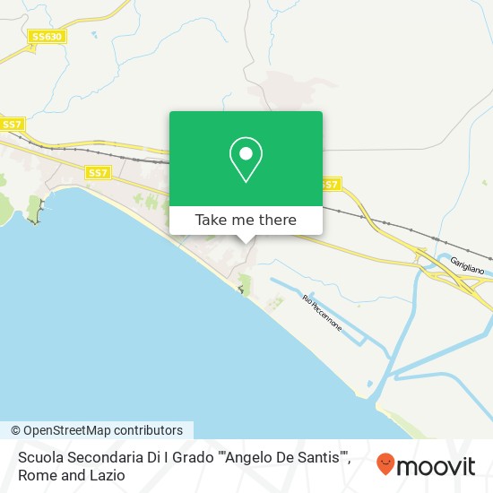 Scuola Secondaria Di I Grado ""Angelo De Santis"" map