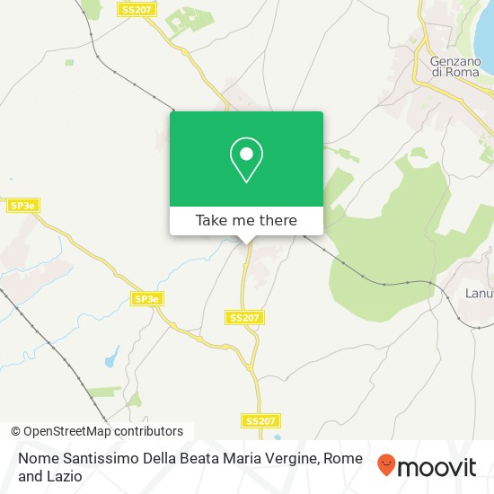Nome Santissimo Della Beata Maria Vergine map