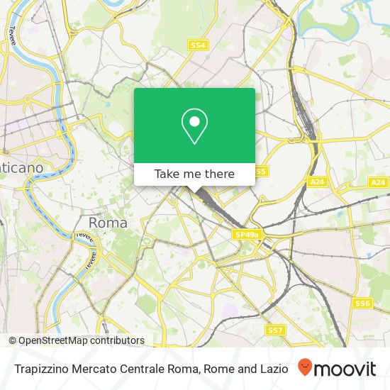 Trapizzino Mercato Centrale Roma map